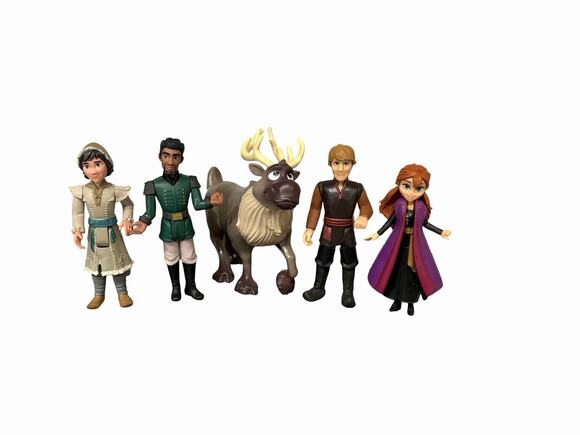 Disney Other - Disney’s Frozen 2 Figure Playset Lot Of 5 Anna Kristoff Sven Ryder Mattias